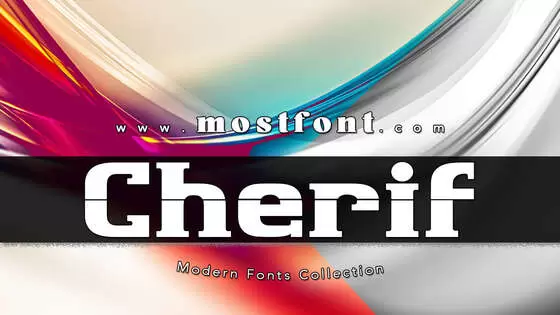 Typographic Design of Cherif