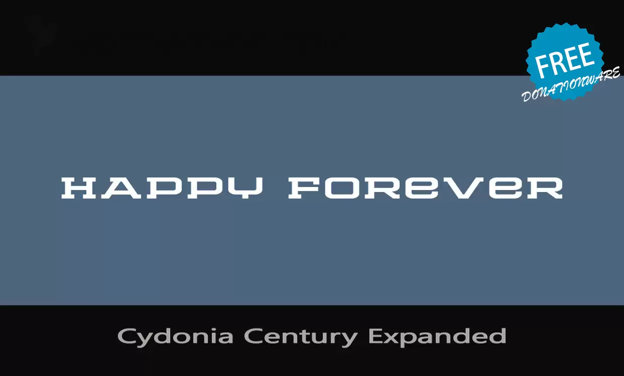 Font Sample of Cydonia-Century-Expanded