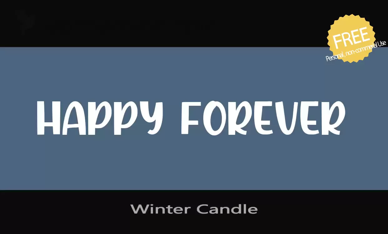 Sample of Winter-Candle