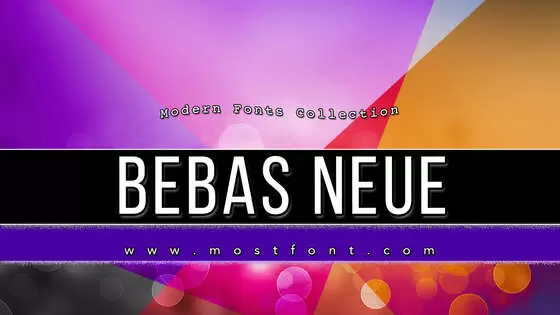 「Bebas-Neue」字体排版图片