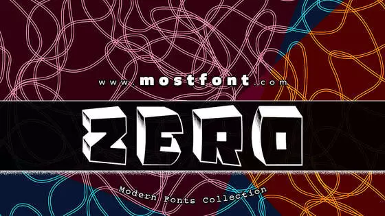 Typographic Design of Zero