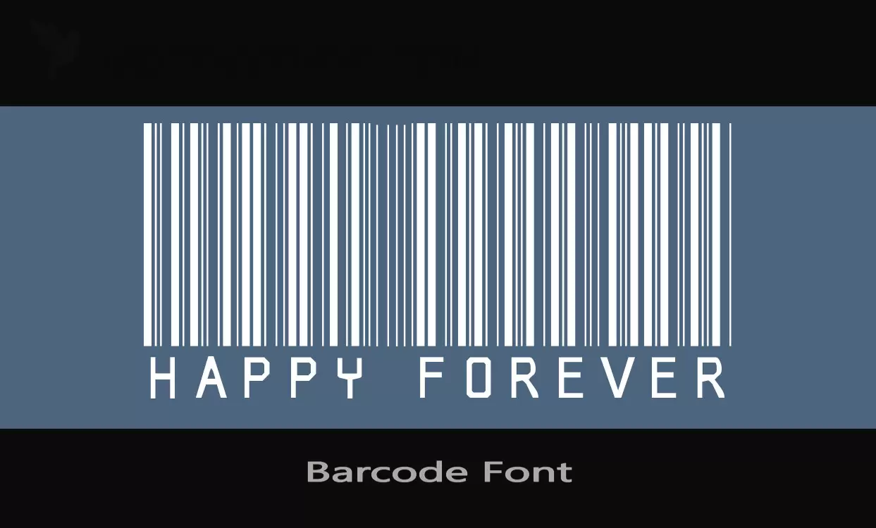 Sample of Barcode-Font