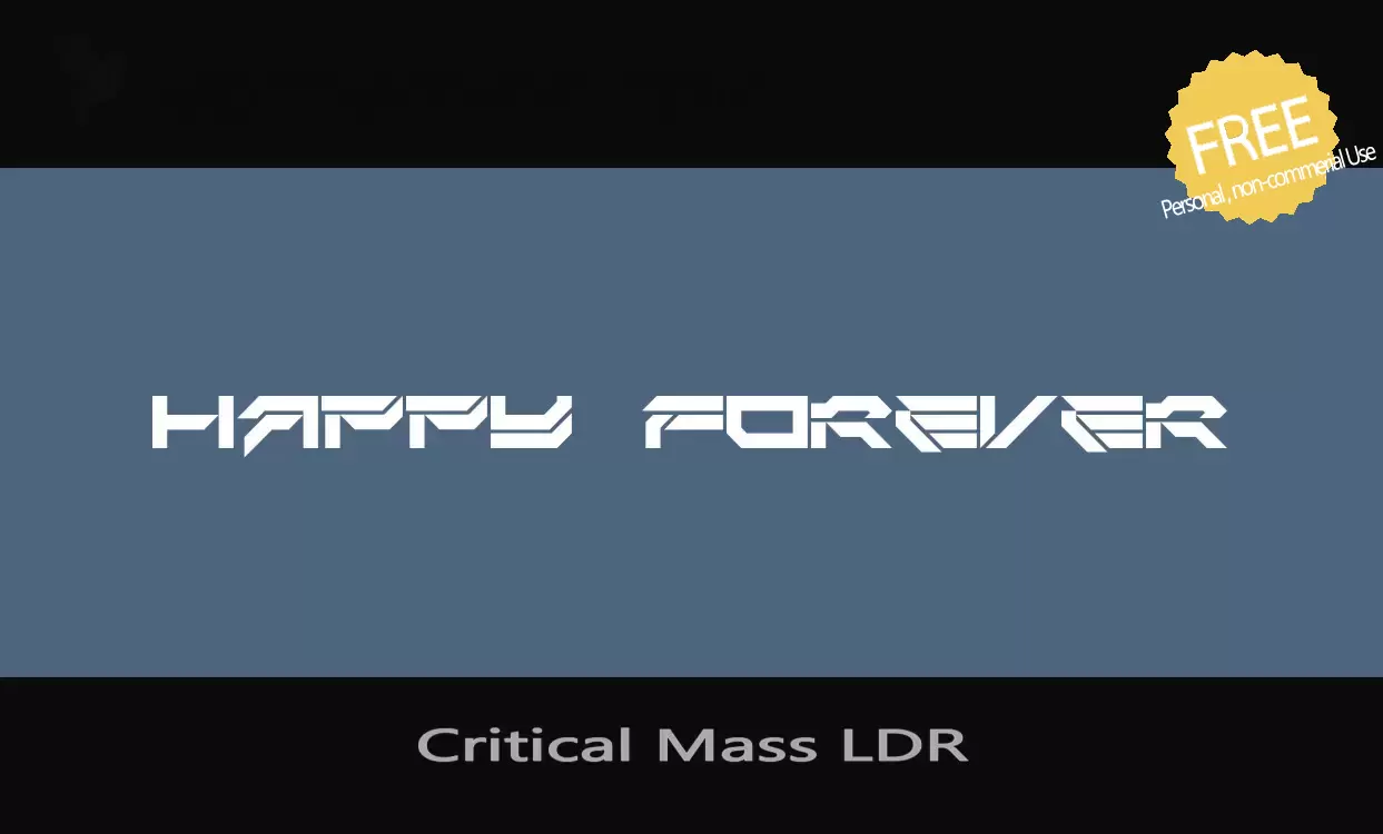 Sample of Critical-Mass-LDR