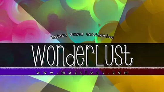 Typographic Design of Wonderlust