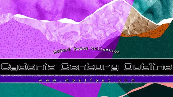 Typographic Design of Cydonia-Century-Outline