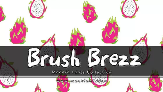 「Brush-Brezz」字体排版样式