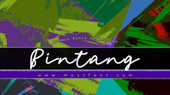 Typographic Design of Bintang