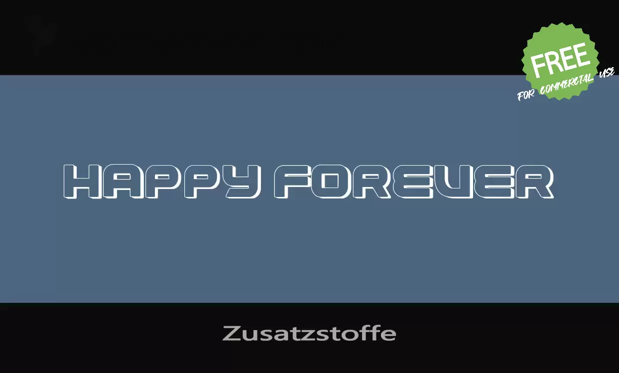 Sample of Zusatzstoffe