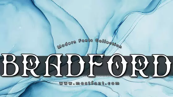 「Bradford」字体排版图片