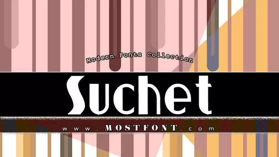 「Suchet」字体排版图片