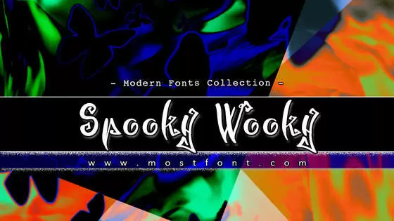 「Spooky-Wooky」字体排版图片