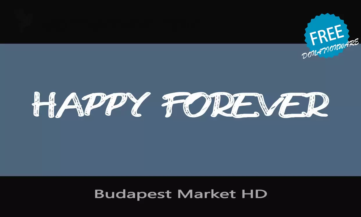 「Budapest-Market-HD」字体效果图