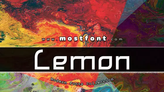 Typographic Design of Lemon