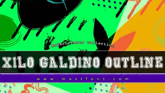 「Xilo-Galdino-Outline」字体排版样式