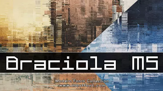 Typographic Design of Braciola-MS