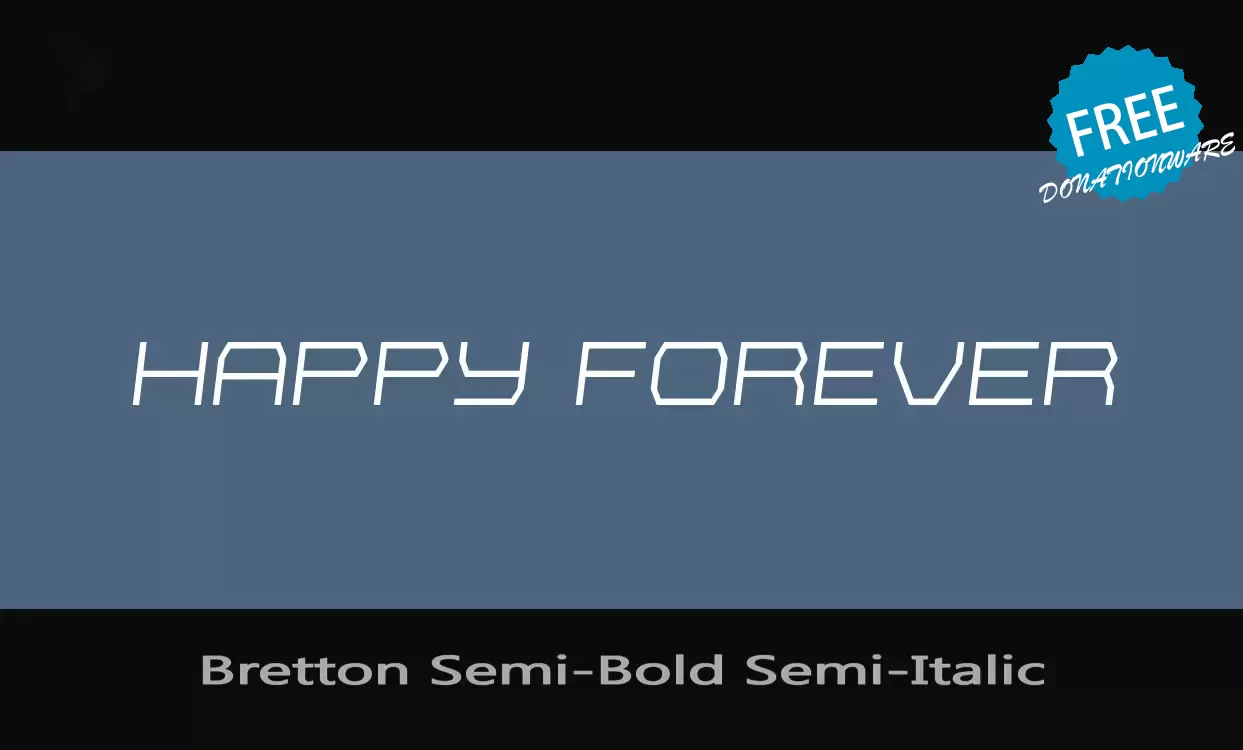 Sample of Bretton-Semi-Bold-Semi-Italic