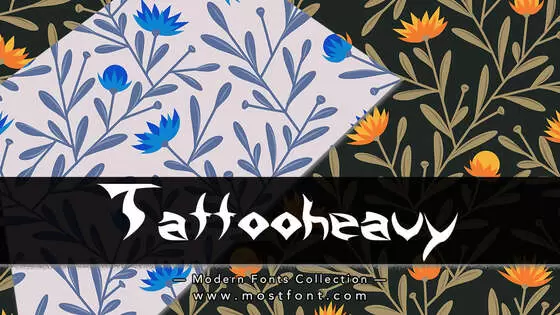 「Tattooheavy」字体排版图片