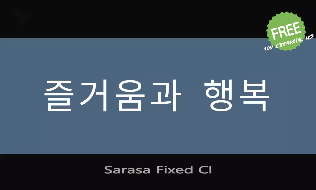 「Sarasa-Fixed-Cl」字体效果图