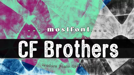 Typographic Design of CF-Brothers-In-Arms-PERSONAL