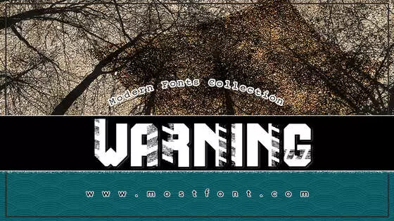 Typographic Design of Warning