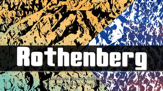 Typographic Design of Rothenberg