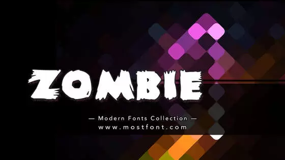 Typographic Design of Zombie