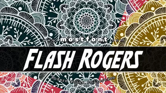 「Flash-Rogers-Condensed-Italic」字体排版图片