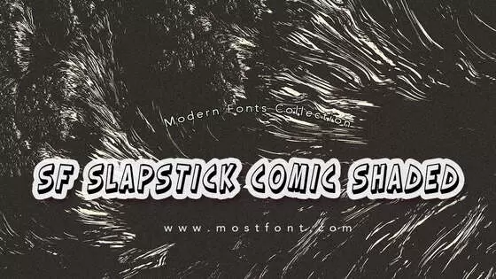 Typographic Design of SF-Slapstick-Comic-Shaded