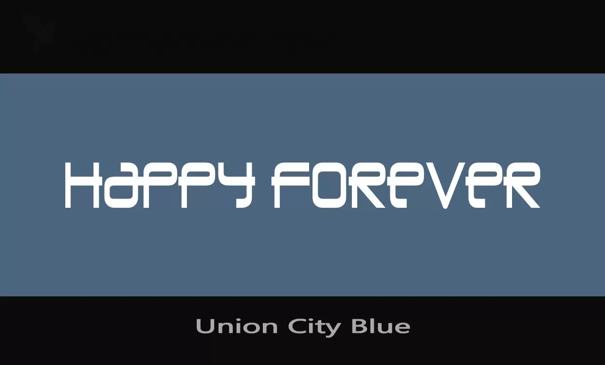 Sample of Union-City-Blue