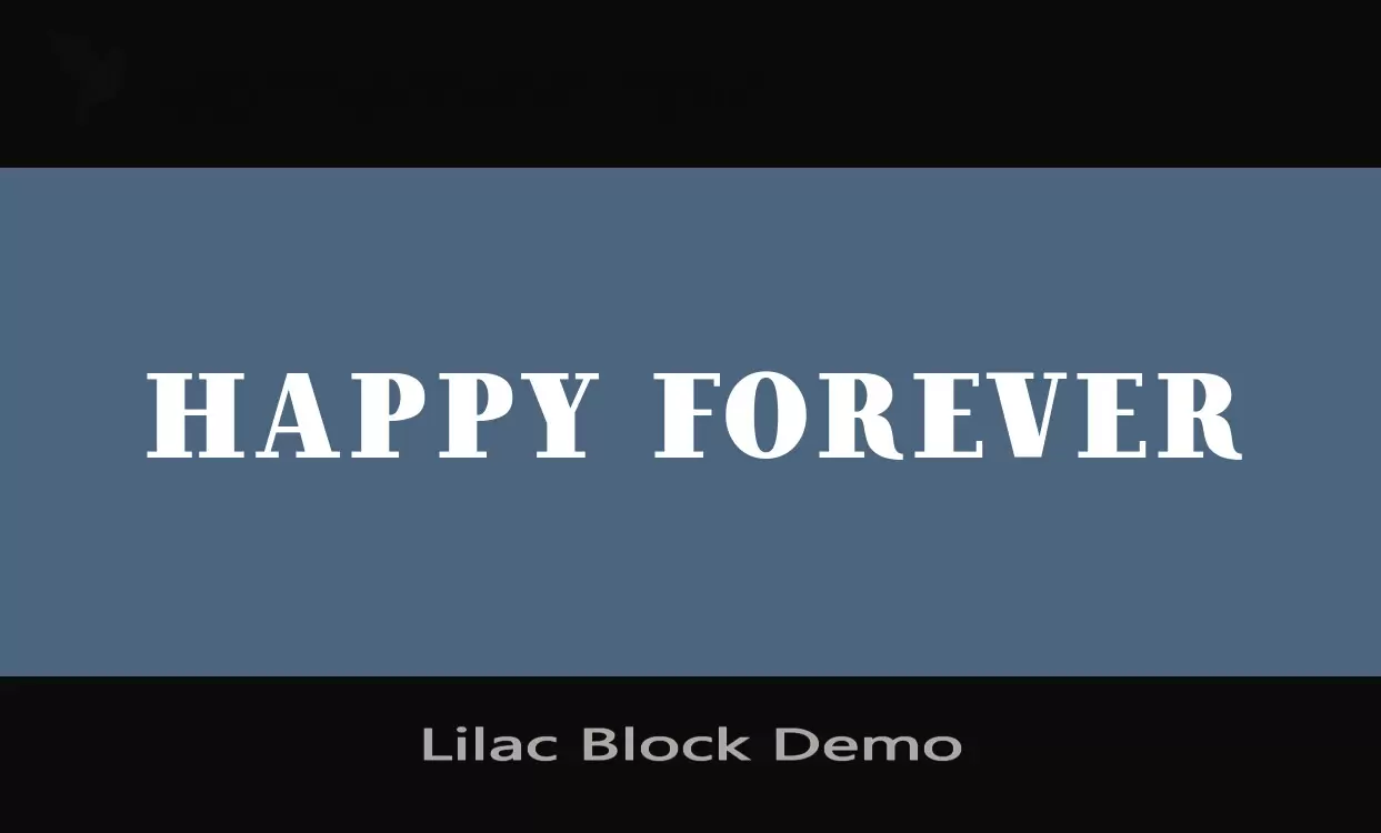 Sample of Lilac-Block-Demo