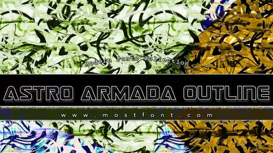 Typographic Design of Astro-Armada-Outline