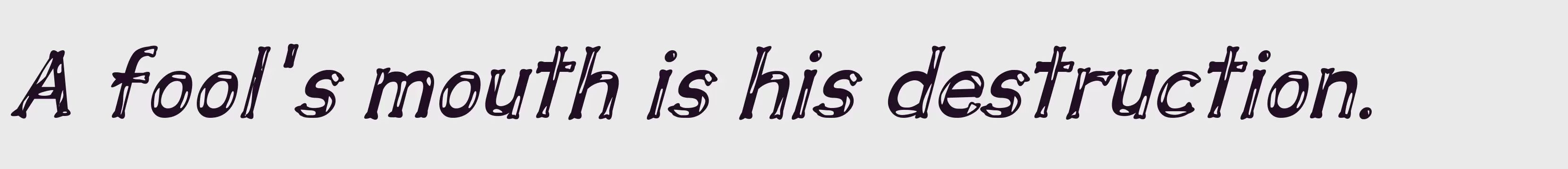 「Dalmata Dream Bold Italic」字体效果图