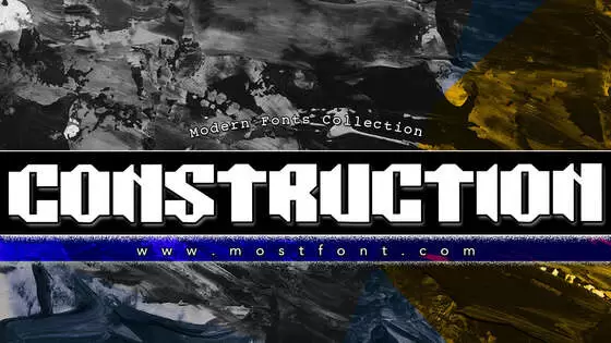 Typographic Design of CONSTRUCTION