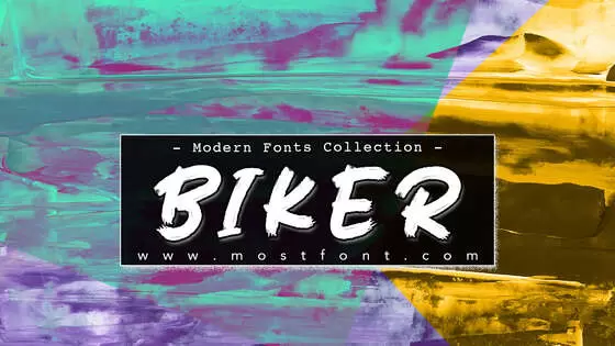 Typographic Design of BIKER