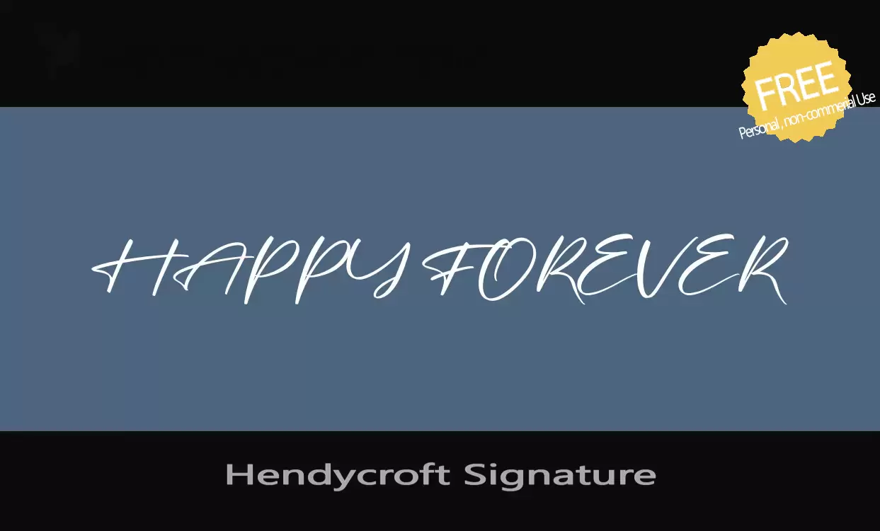 Sample of Hendycroft-Signature