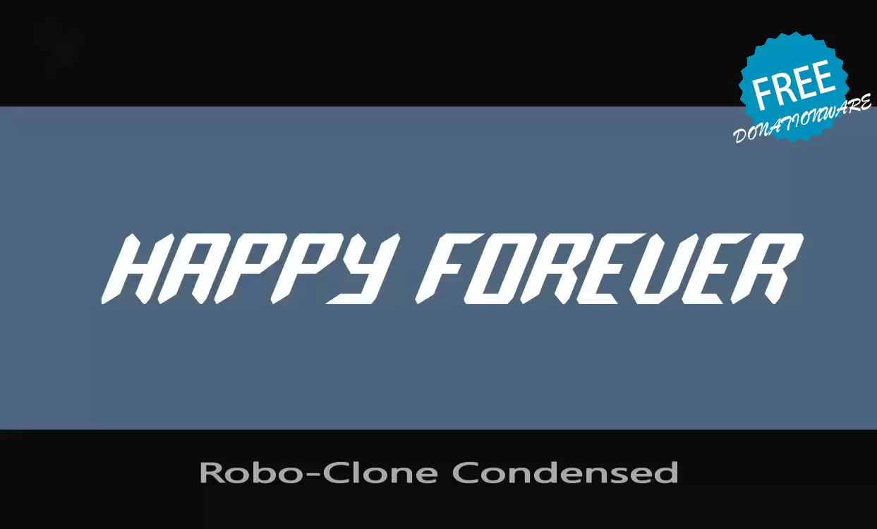 Sample of Robo-Clone-Condensed