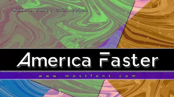 Typographic Design of America-Faster