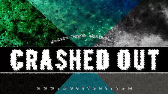 Typographic Design of Crashed-Out