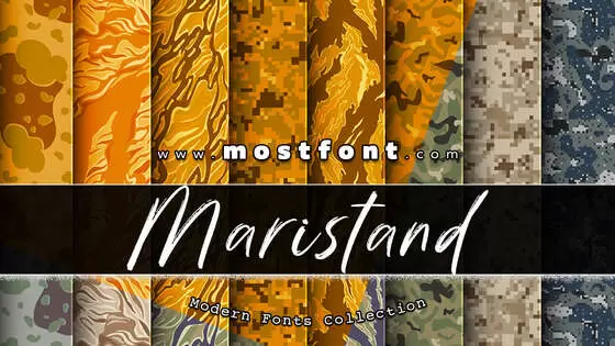 Typographic Design of Maristand-Personal-Use