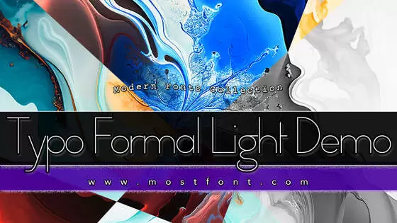 「Typo-Formal-Light-Demo」字体排版图片