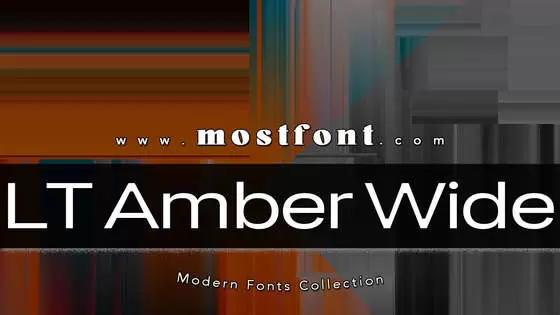「LT-Amber-Wide」字体排版图片
