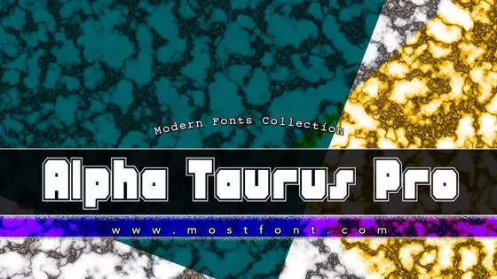 「Alpha-Taurus-Pro」字体排版图片
