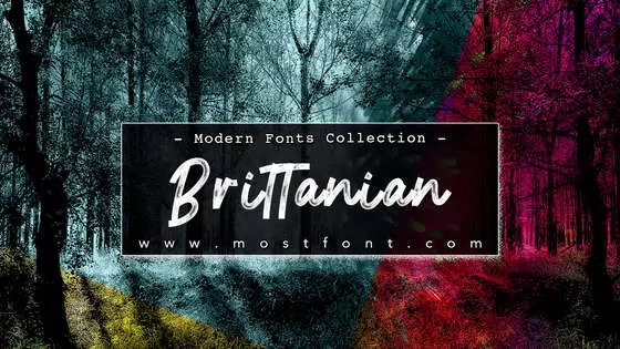 Typographic Design of Brittanian-