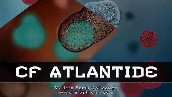 「CF-Atlantide」字体排版图片