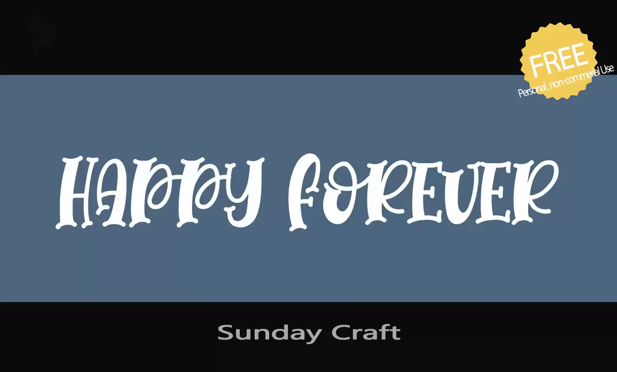 Sample of Sunday-Craft