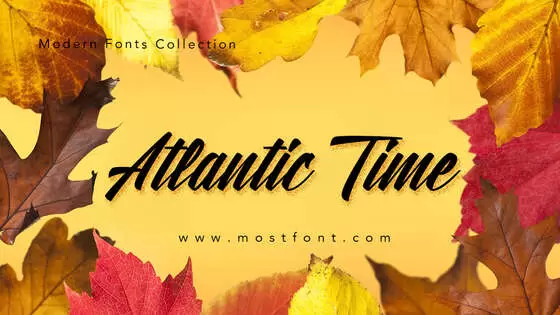 「Atlantic-Time」字体排版图片