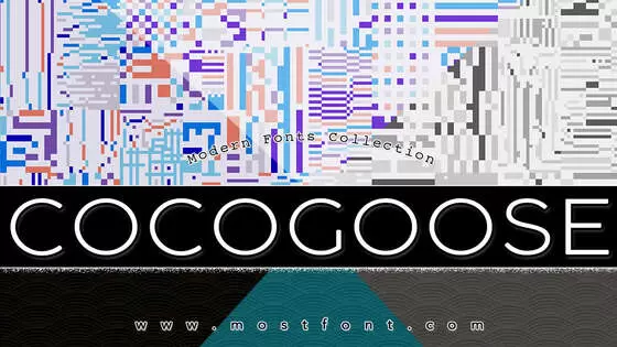 「COCOGOOSE」字体排版图片