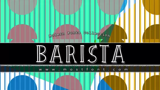 Typographic Design of Barista