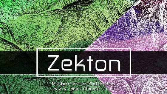 Typographic Design of Zekton