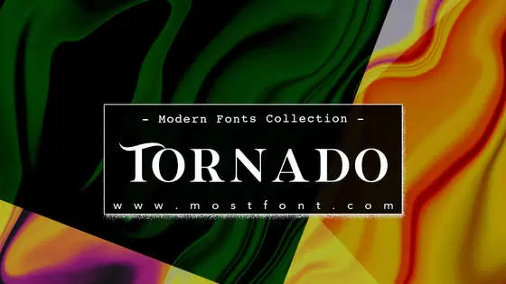 Typographic Design of Tornado